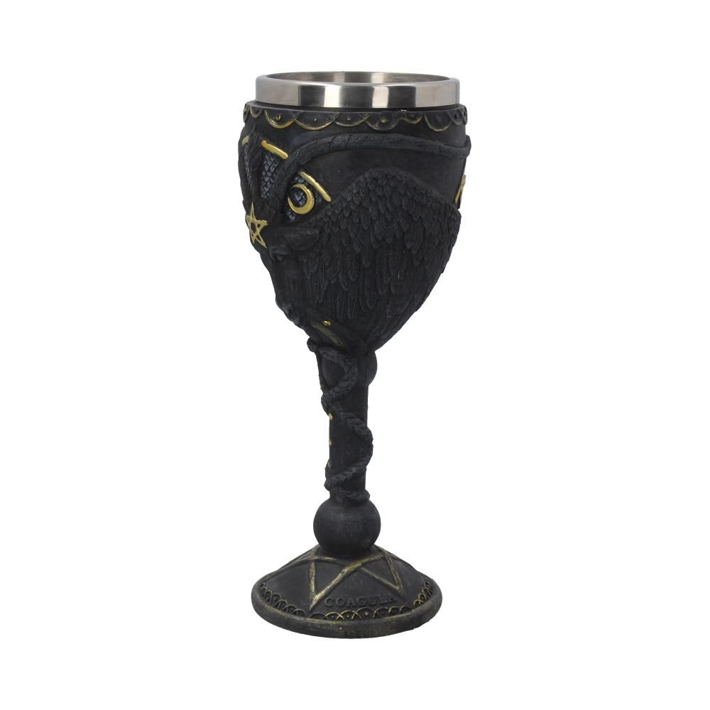 Porte Bougie Design Sombre Photophore Baphomet's Devotion Nemesis Now - Noir, 17 Cm, Résine Peinte à La Main Décoration Gothique